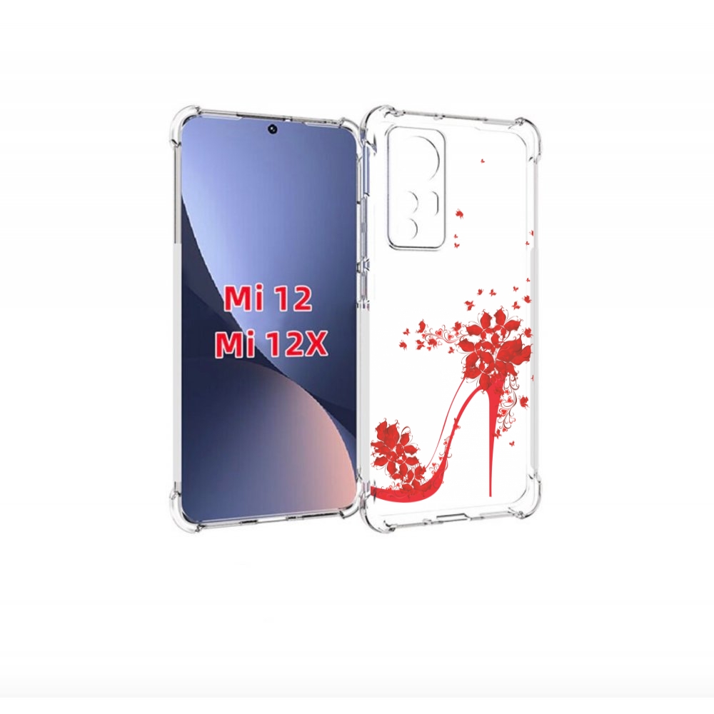 

Чехол бампер MyPads каблук-в-цветах для Xiaomi 12., Прозрачный, Tocco
