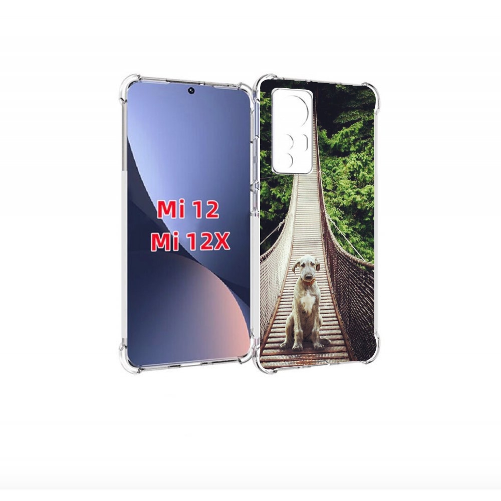 

Чехол бампер MyPads ирландскии волкодав для Xiaomi 12., Прозрачный, Tocco
