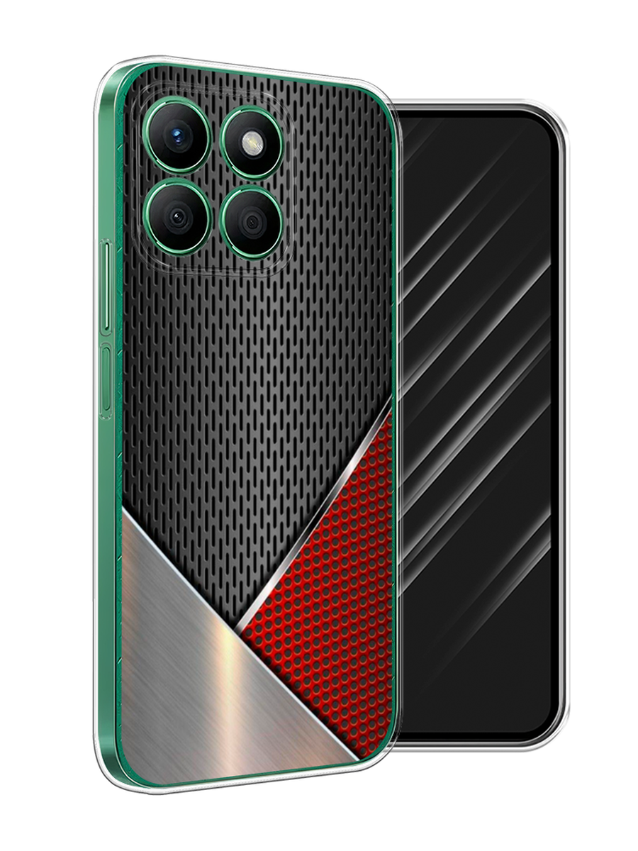

Чехол Awog на Honor X8B "Стальной металл", Черный;красный;серебристый, 6123250-1