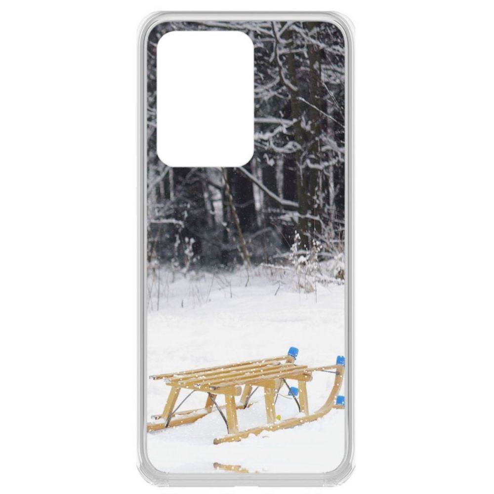 

Чехол-накладка Krutoff Clear Case Санки для Samsung Galaxy S20 Ultra (G988)