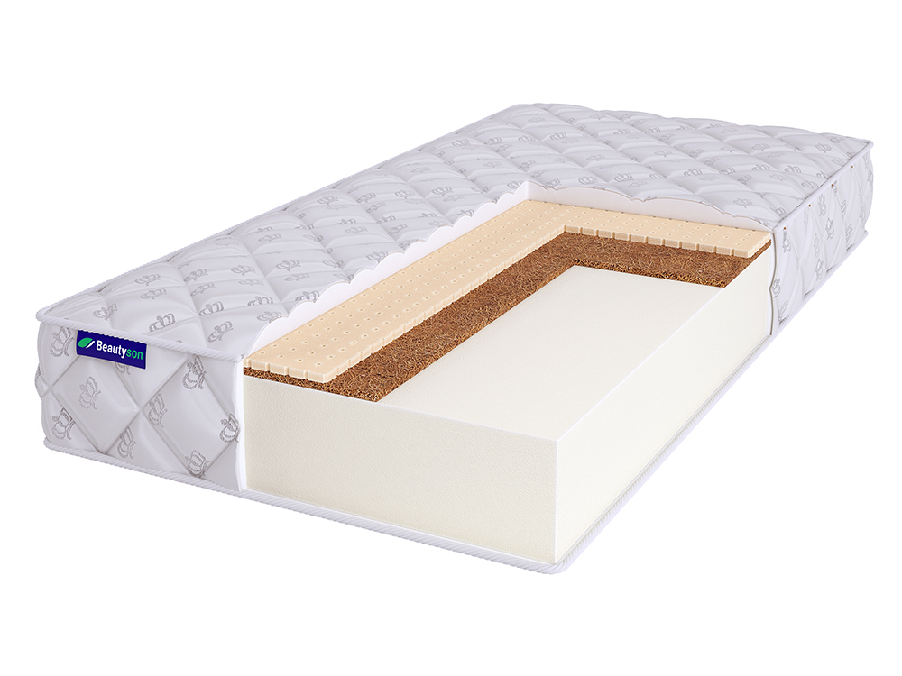 

Матрас Beautyson Roll Foam 14 Mix без клея 175x186x19, Белый, Roll Foam 14 Mix