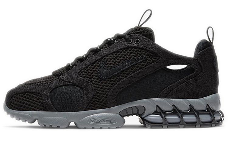 

Кроссовки унисекс Nike Stussy x Nike Zoom Spiridon Air Cage 2 черные 39 EU, Черный, Stussy x Nike Zoom Spiridon Air Cage 2