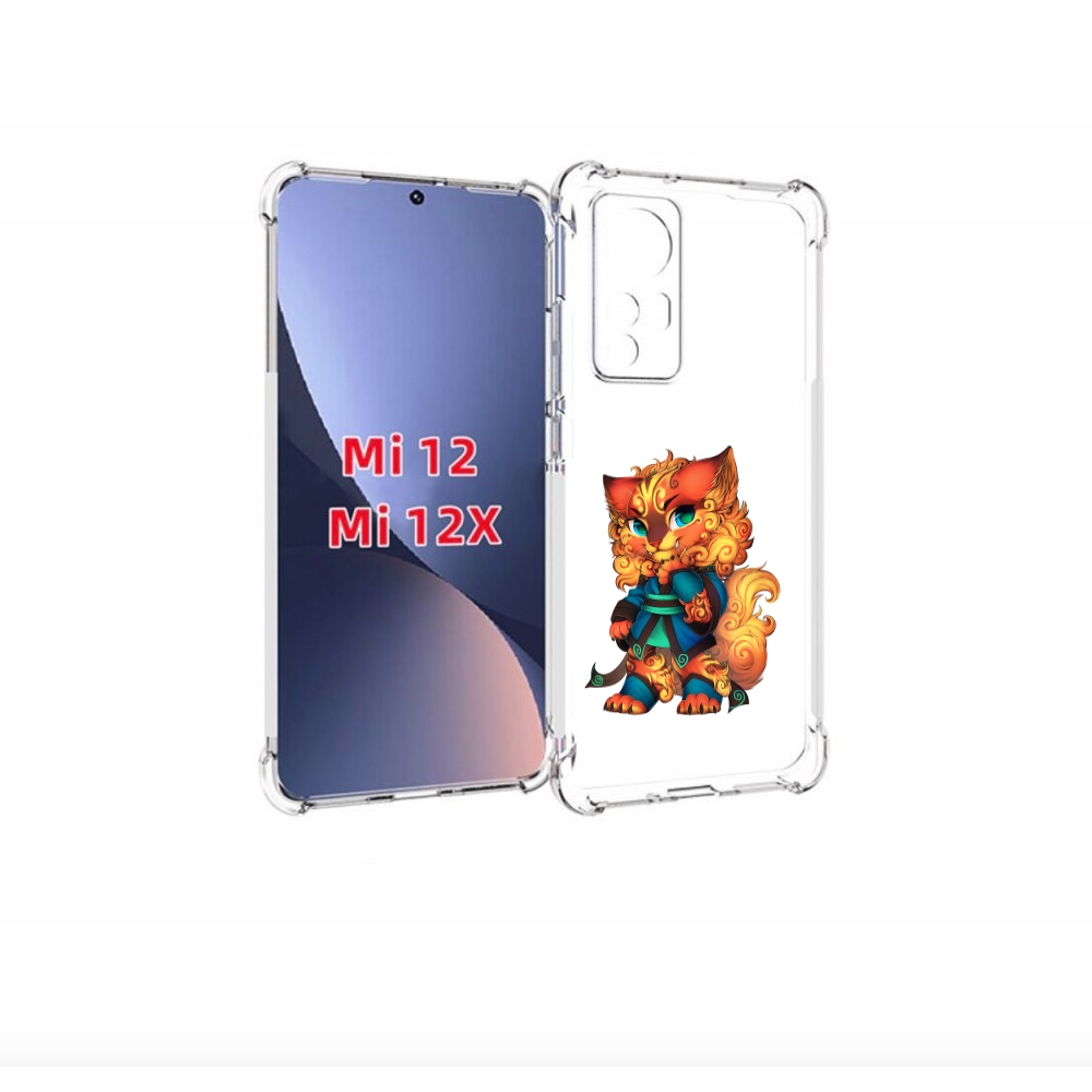 

Чехол бампер MyPads золотой-кот для Xiaomi 12., Прозрачный, Tocco