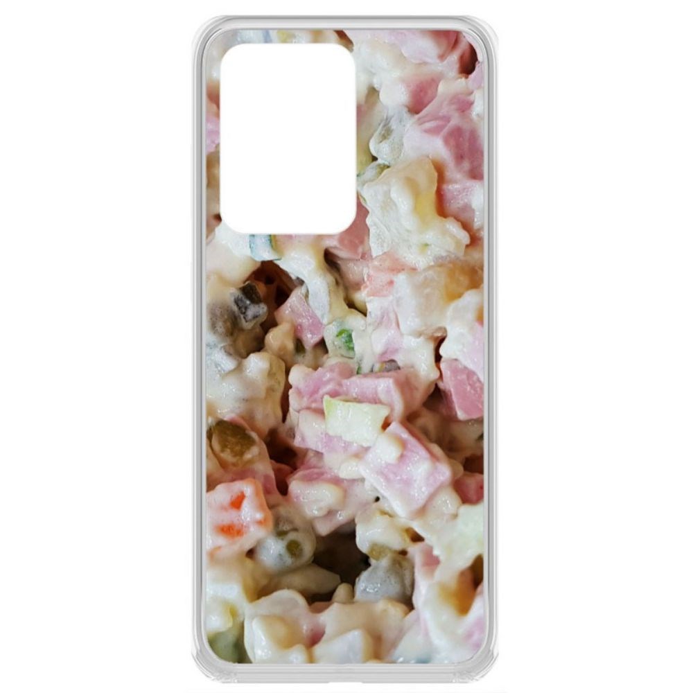 

Чехол-накладка Krutoff Clear Case Оливье для Samsung Galaxy S20 Ultra (G988)