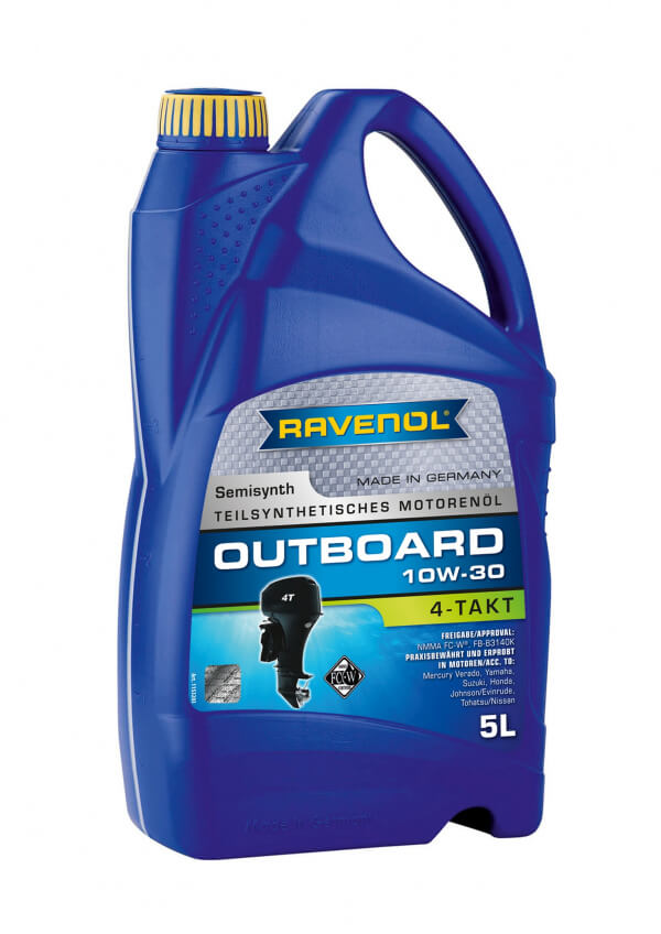 фото Моторное масло ravenol outboardoil 4t new 10w30 5 л