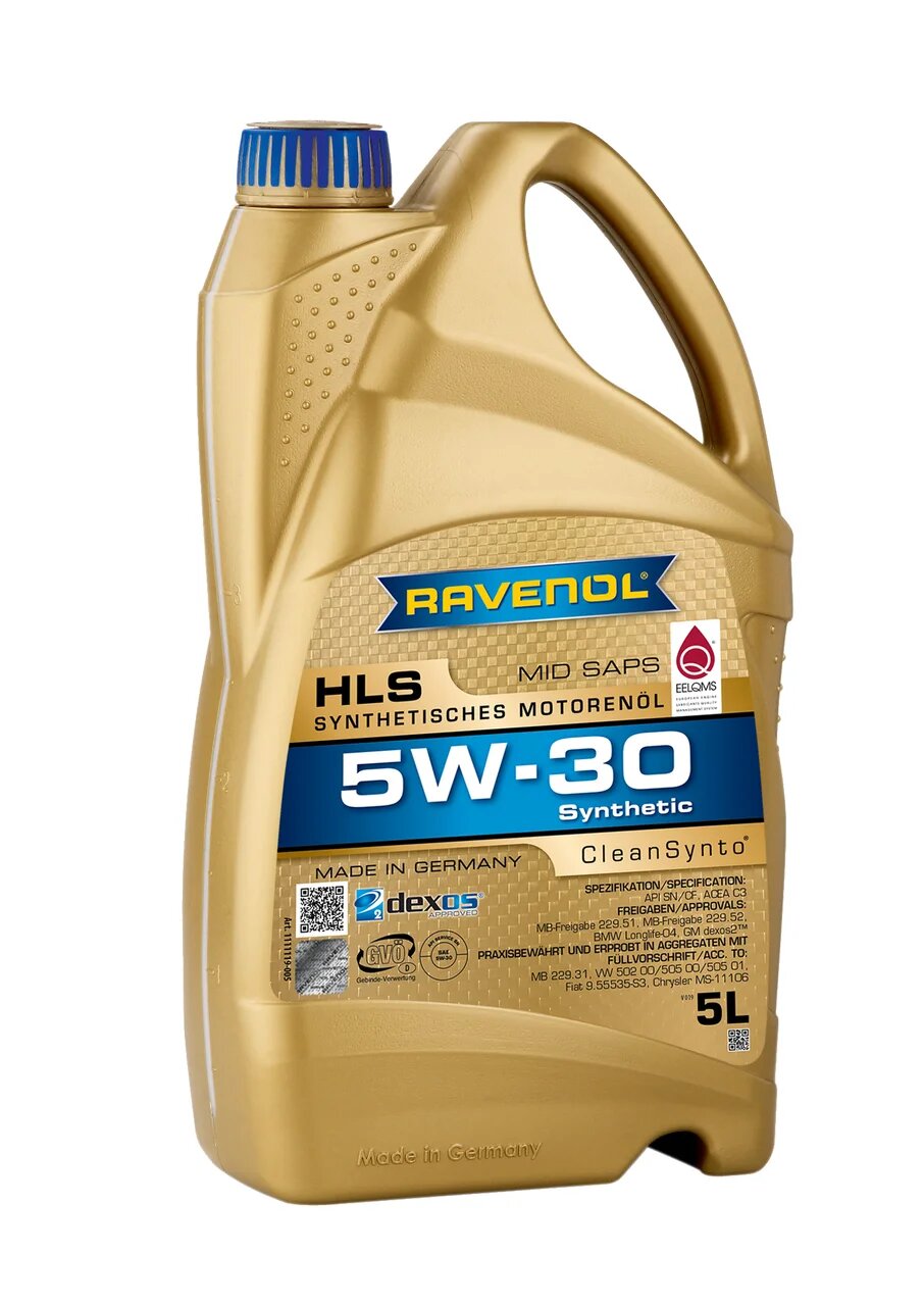 фото Моторное масло ravenol hls 5w30 5 л