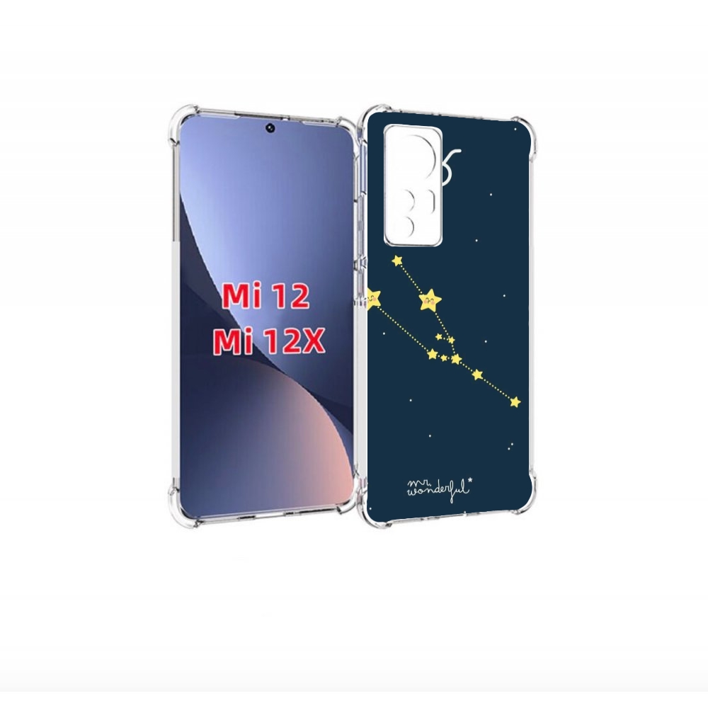 

Чехол бампер MyPads знак-зодиака-телец-4 для Xiaomi 12., Прозрачный, Tocco