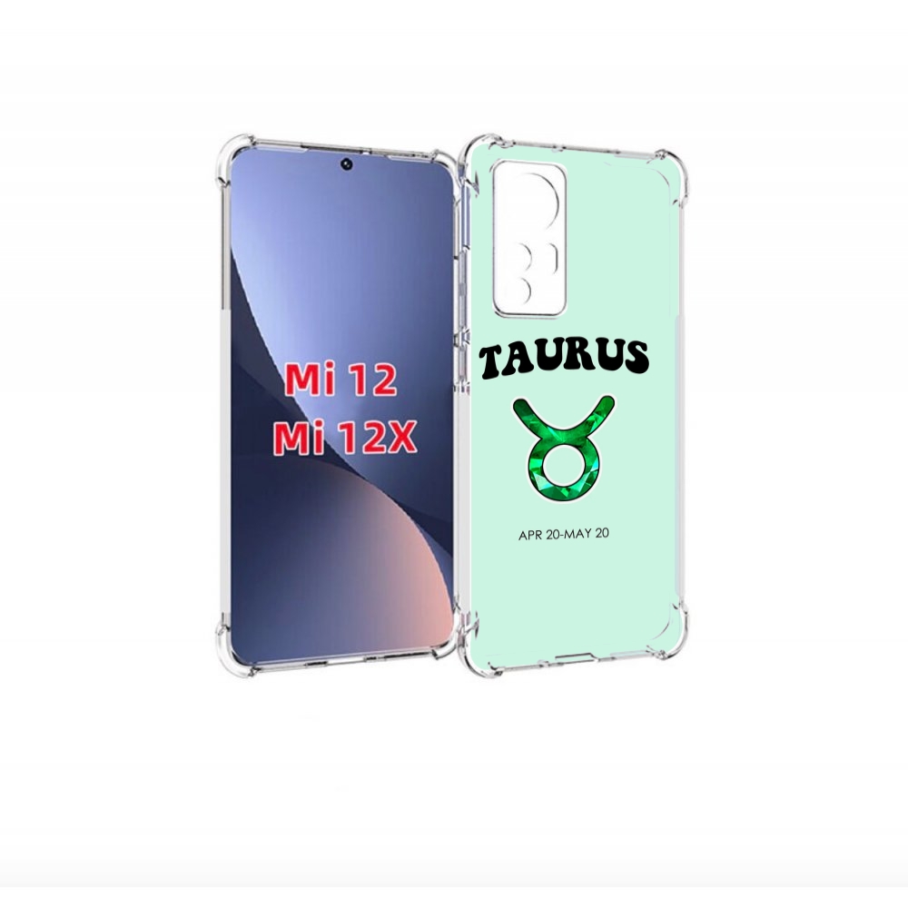 

Чехол бампер MyPads знак-зодиака-телец-1 для Xiaomi 12., Прозрачный, Tocco