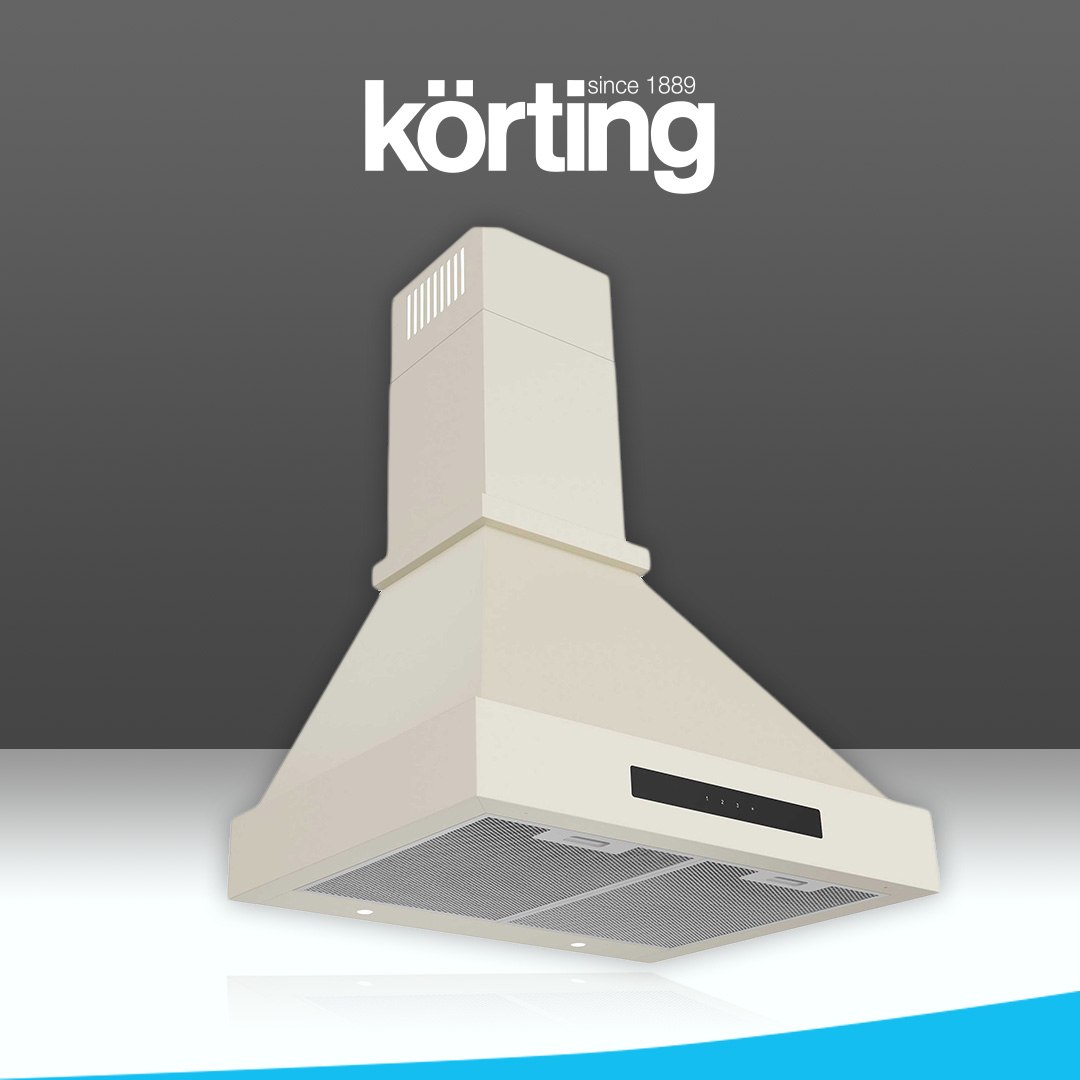 

Каминная вытяжка Korting KHC 6809 B, Бежевый, KHC 6809 B
