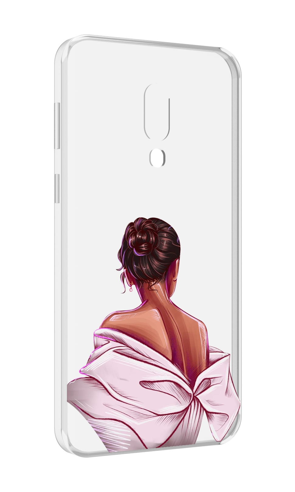 

Чехол MyPads девушка-со-спины женский для Meizu 16 Plus / 16th Plus, Прозрачный, Tocco
