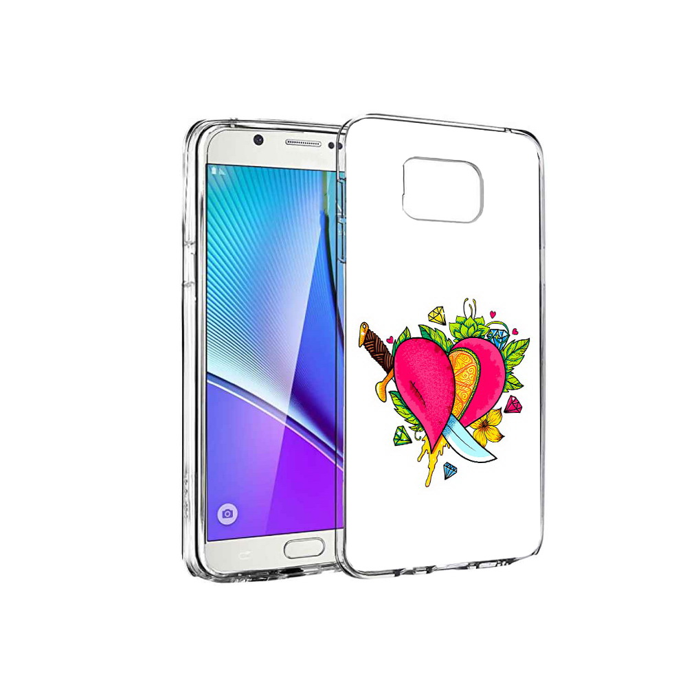 

Чехол MyPads Tocco для Samsung Galaxy Note 5 Фруктовое сердце, Прозрачный, Tocco