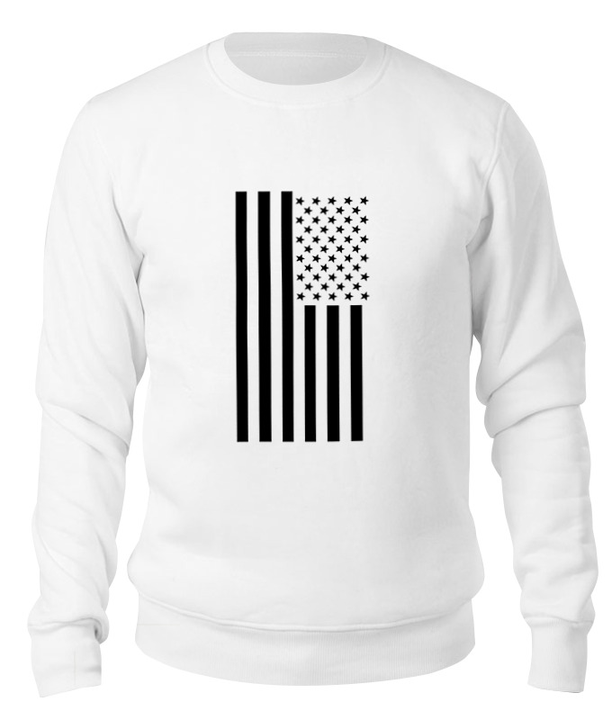 

Свитшот унисекс Printio Black america белый XS, Black america