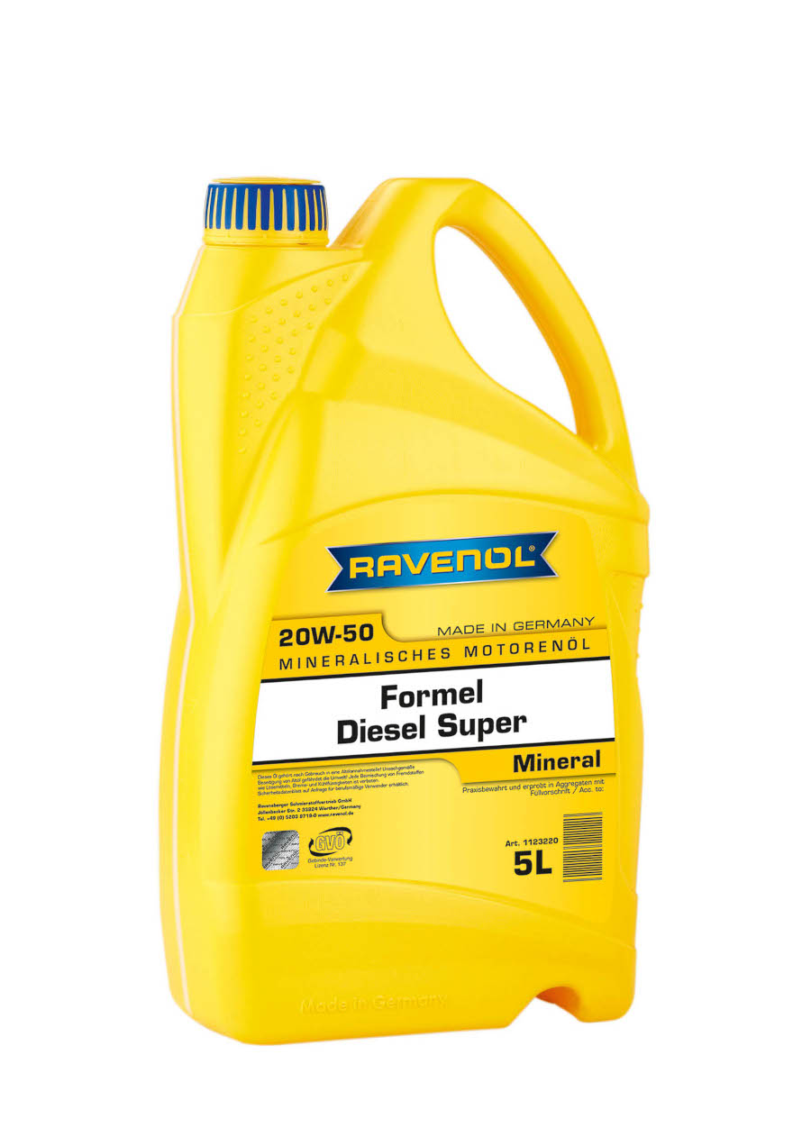 фото Моторное масло ravenol formel diesel super 20w50 5 л