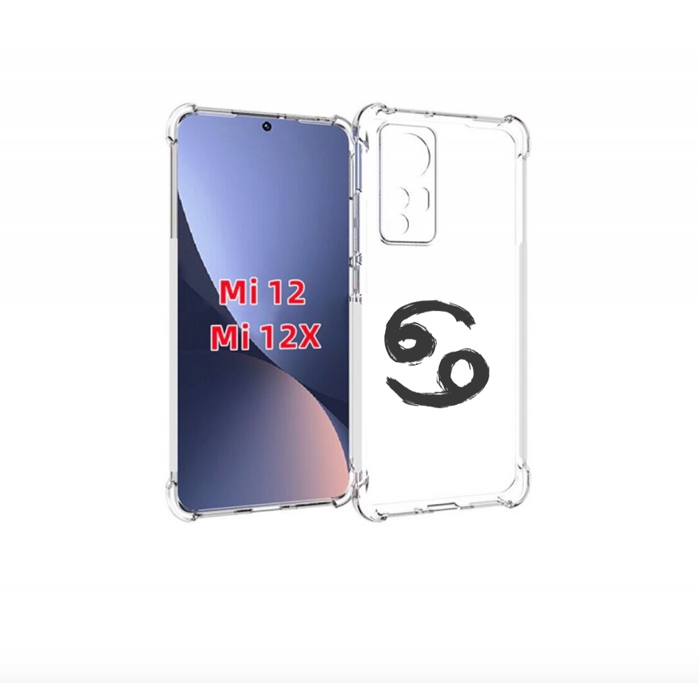 

Чехол бампер MyPads знак-зодиака-рак-6 для Xiaomi 12., Прозрачный, Tocco