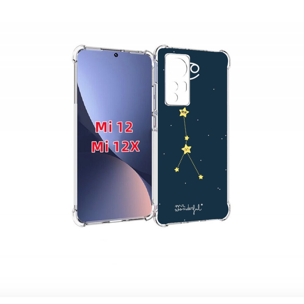

Чехол бампер MyPads знак-зодиака-рак-3 для Xiaomi 12., Прозрачный, Tocco