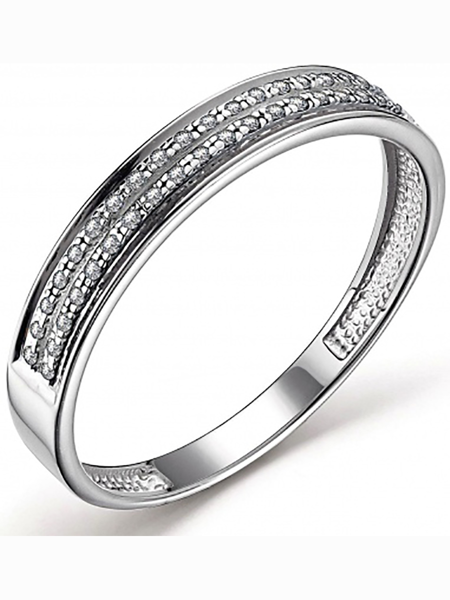 

Кольцо с 40 бриллиантами из белого золота р. 17 Алкор 14643-200, 14643-200