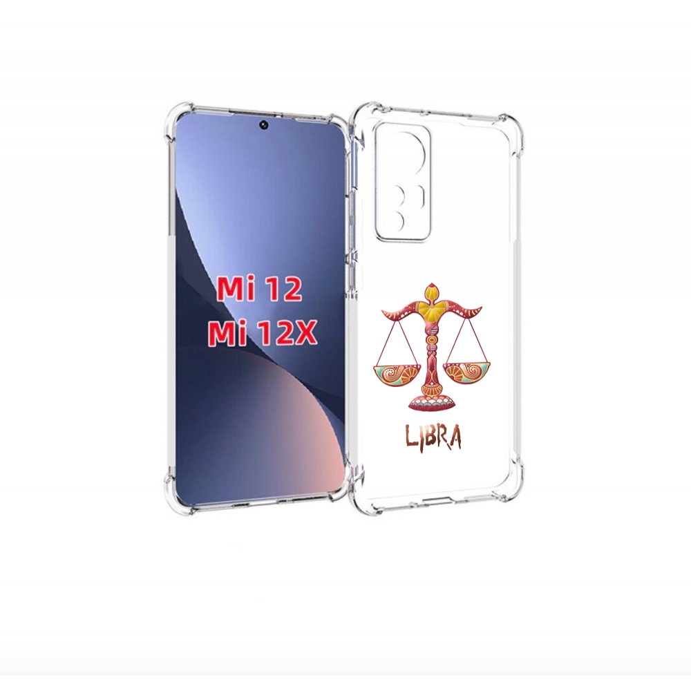 

Чехол бампер MyPads знак-зодиака-весы-8 для Xiaomi 12., Прозрачный, Tocco