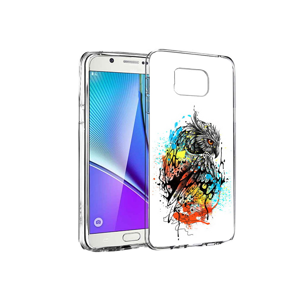 Чехол MyPads Tocco для Samsung Galaxy Note 5 Творческая сова