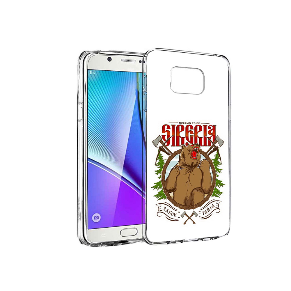

Чехол MyPads Tocco для Samsung Galaxy Note 5 Тайга, Прозрачный, Tocco
