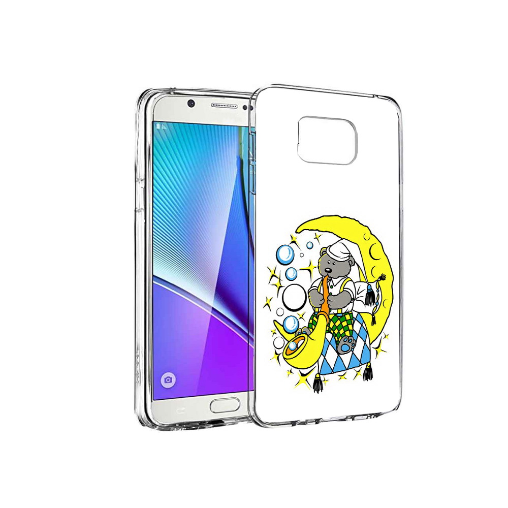 

Чехол MyPads Tocco для Samsung Galaxy Note 5 Сырная луна, Прозрачный, Tocco