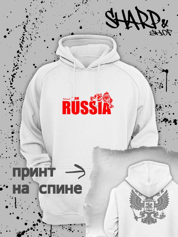 

Худи мужское SHARP&CUT BDC539844 белое M, Белый, BDC539844