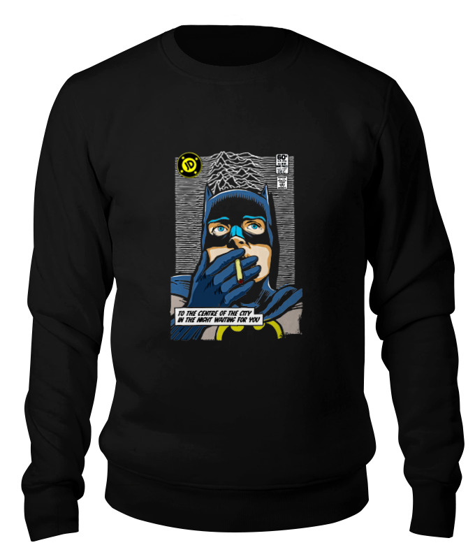 

Свитшот унисекс Printio Batman waiting for you черный XS, Batman waiting for you