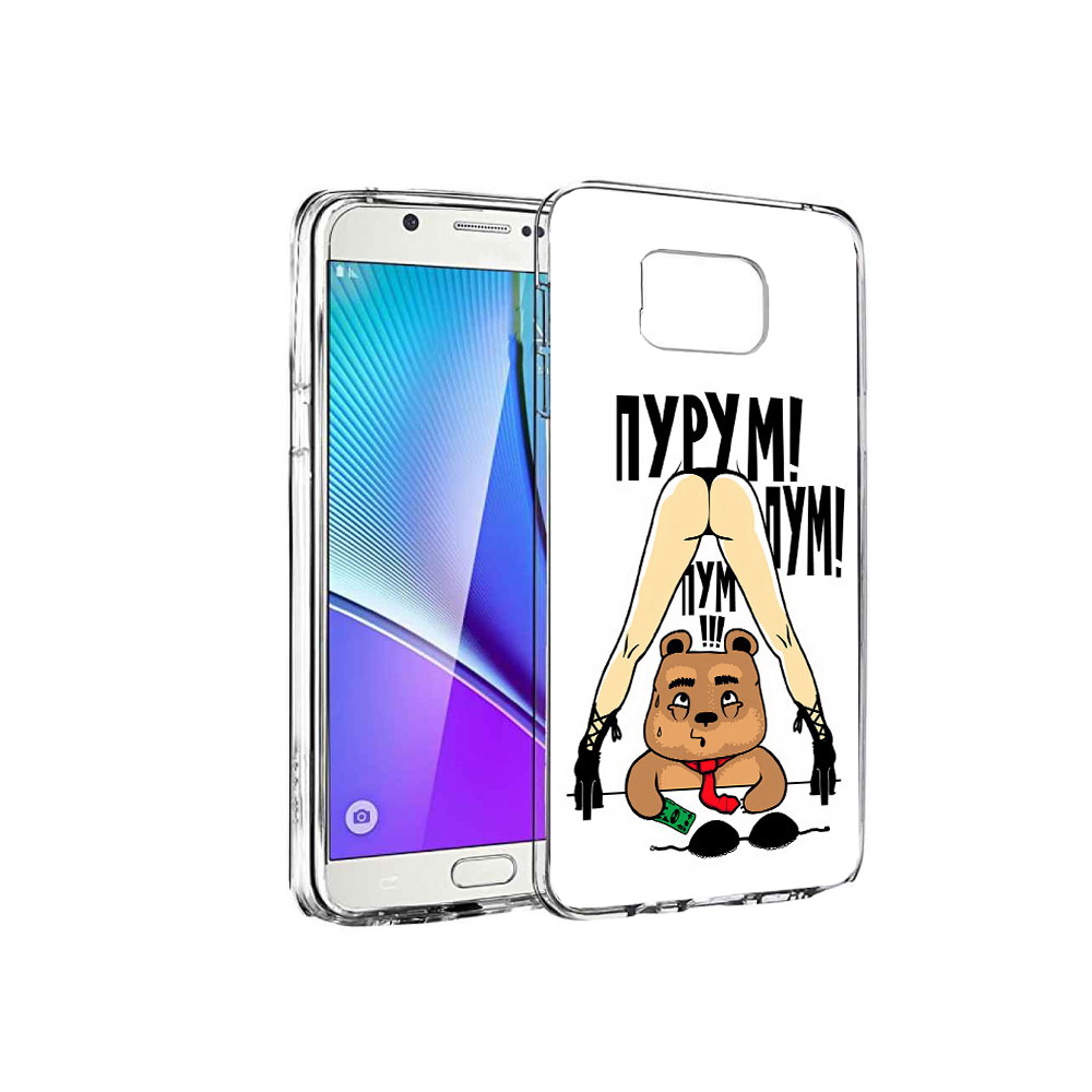 

Чехол MyPads Tocco для Samsung Galaxy Note 5 Пурум пум пум, Прозрачный, Tocco