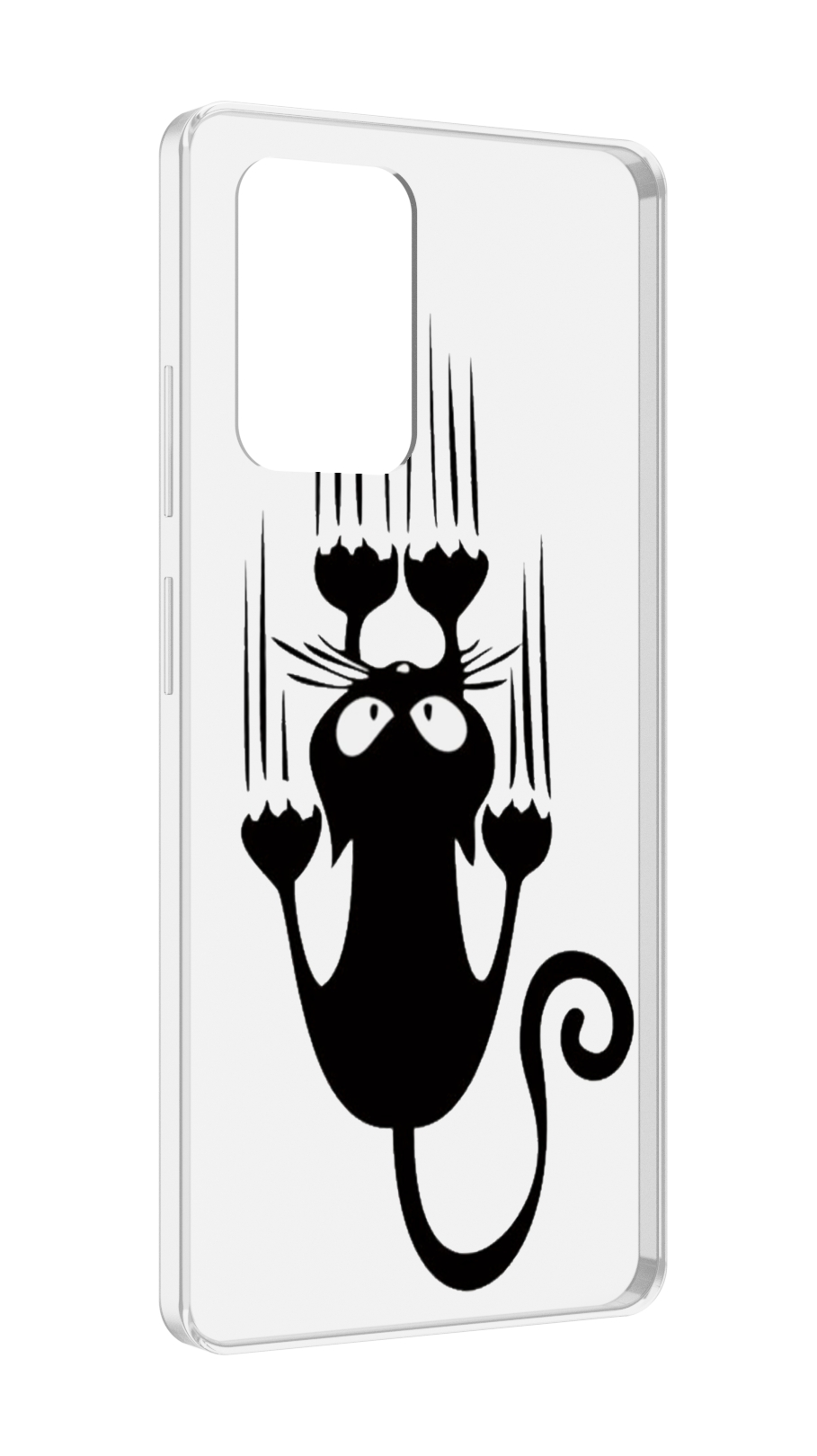 

Чехол MyPads Свисающий-кот для ZTE Blade V40 Pro, Tocco