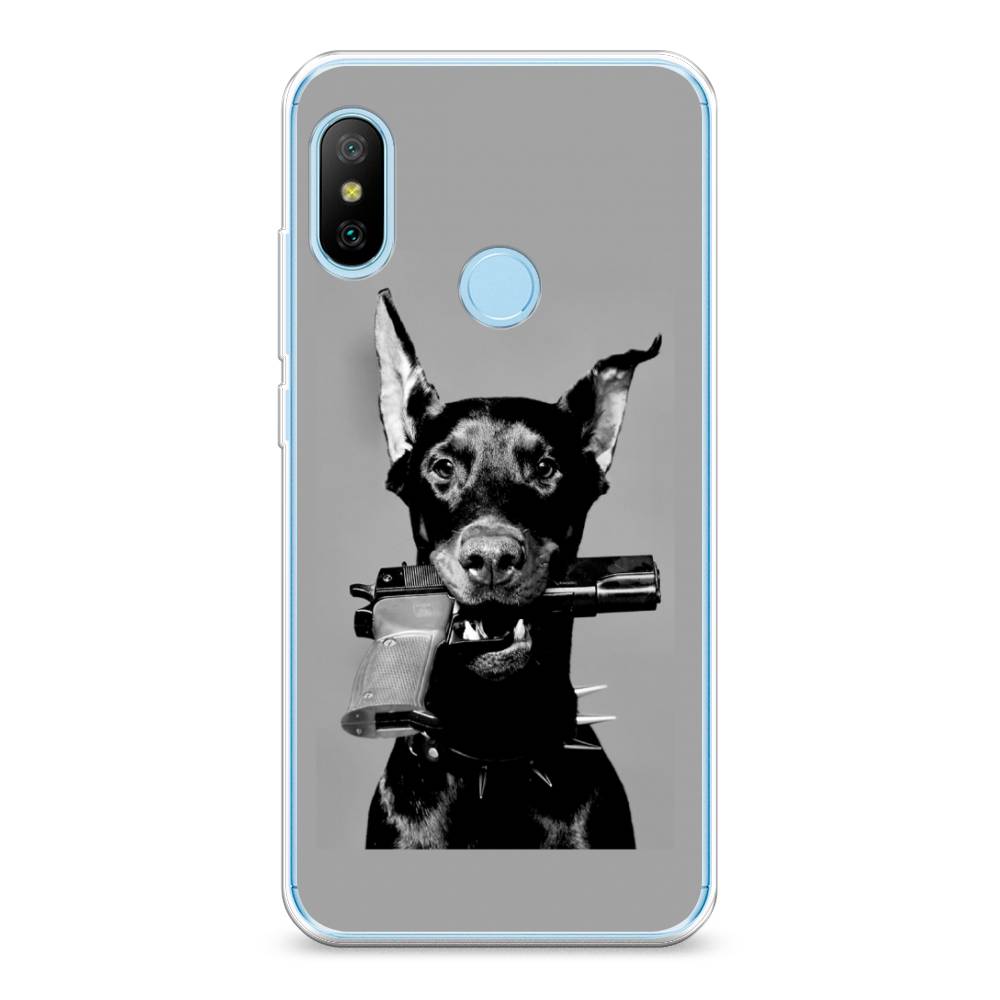

Силиконовый чехол "Доберман" на Xiaomi Redmi 6 Pro, Доберман