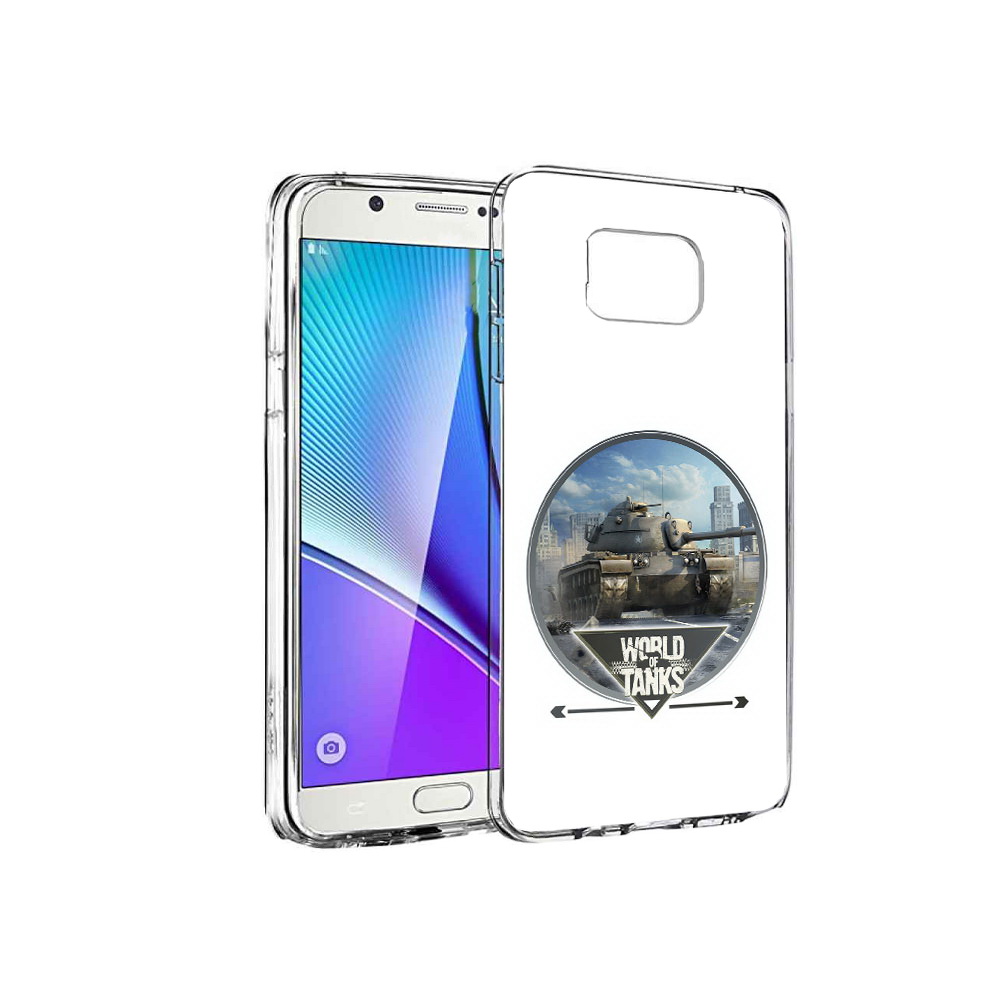 

Чехол MyPads Tocco для Samsung Galaxy Note 5 Мир танков, Прозрачный, Tocco