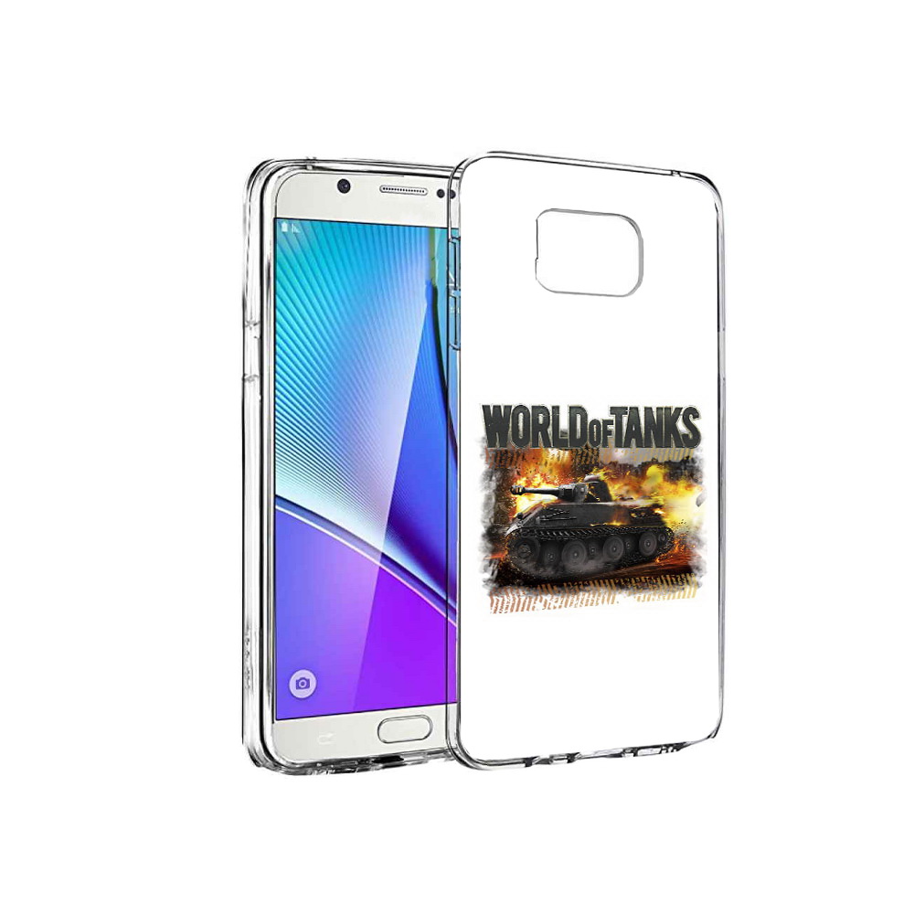 

Чехол MyPads Tocco для Samsung Galaxy Note 5 Мир танков-2, Прозрачный, Tocco