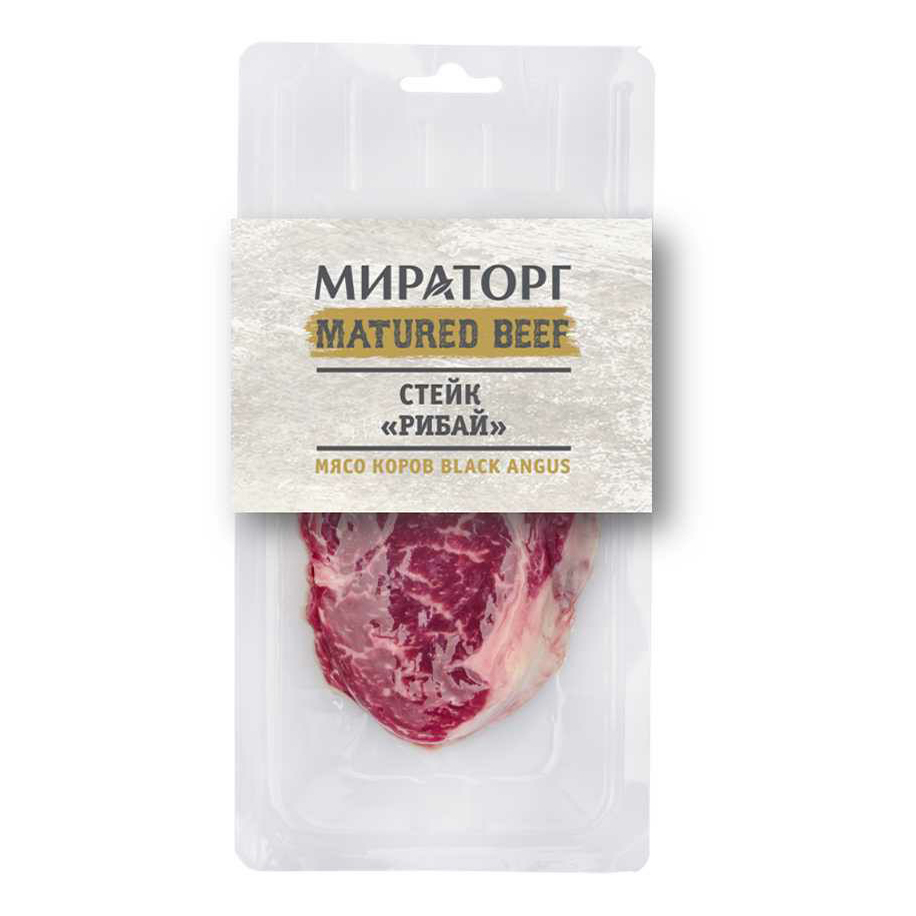 фото Стейк рибай из говядины matured beef мякоть мираторг замороженный 200 г