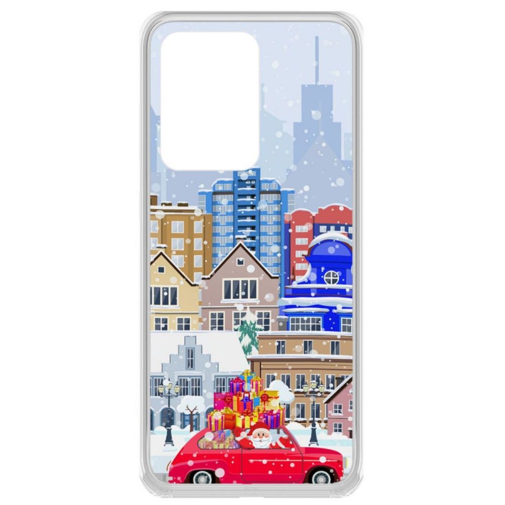 

Чехол-накладка Krutoff Clear Case Везем подарки для Samsung Galaxy S20 Ultra (G988)