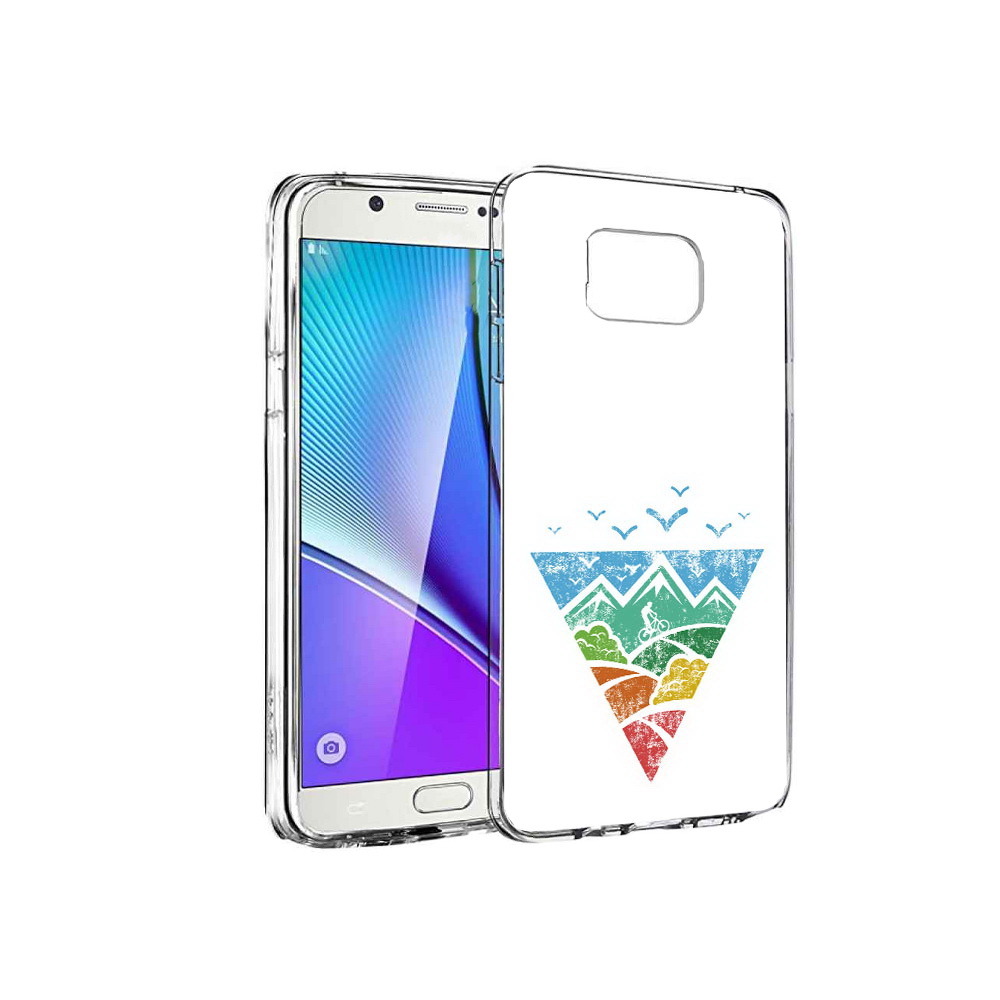 Чехол MyPads Tocco для Samsung Galaxy Note 5 Лес земля море чайки