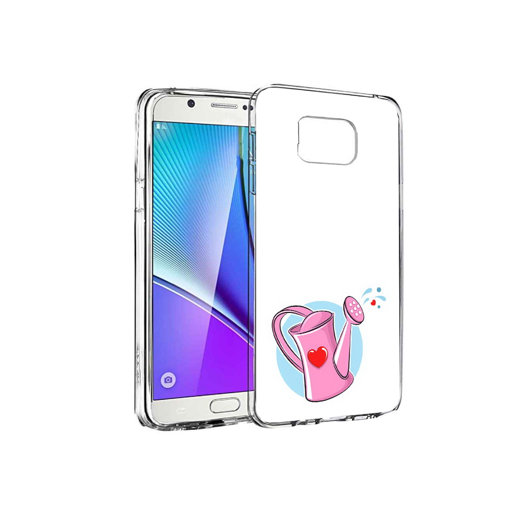 

Чехол MyPads Tocco для Samsung Galaxy Note 5 Лейка любви 14 февраля, Прозрачный, Tocco