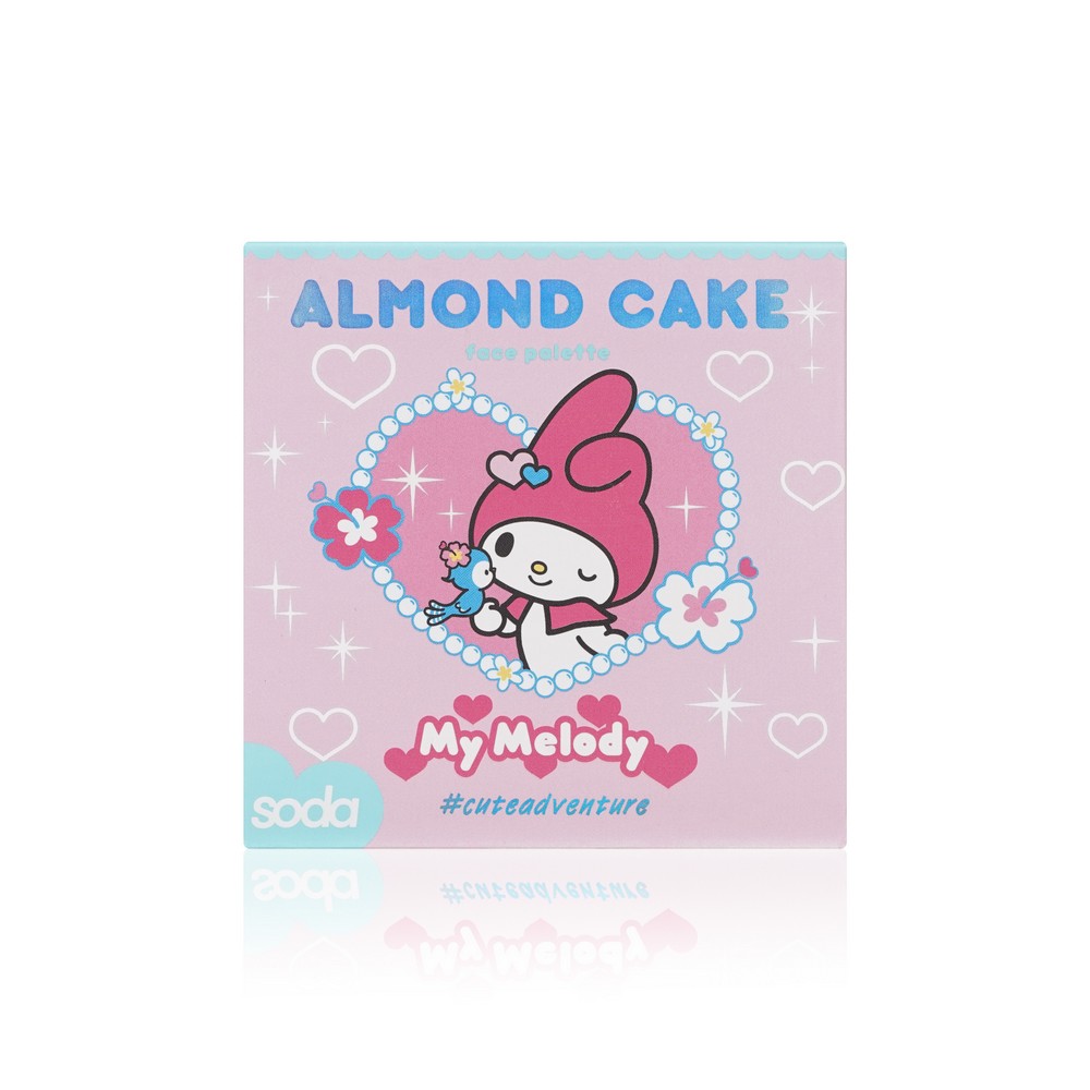 Палетка для лица Soda Almond Cake cuteadventure 002 12г gosh палетка румян для лица strobe n glow