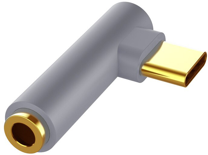 

Переходник GSMIN AX-01 Type-C (M) - Mini Jack 3.5 мм (F) (Серый)
