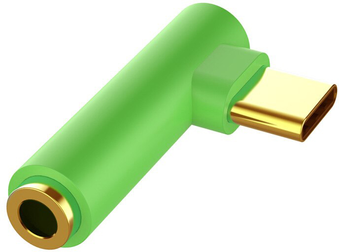 

Переходник GSMIN AX-01 Type-C (M) - Mini Jack 3.5 мм (F) (Зеленый)