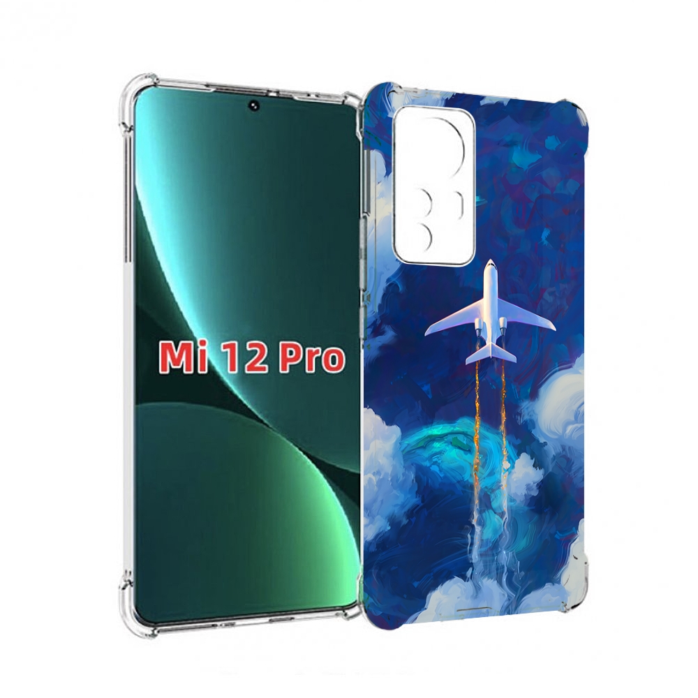 

Чехол MyPads самолет-в-небе-рисунок для Xiaomi 12S Pro, Прозрачный, Tocco
