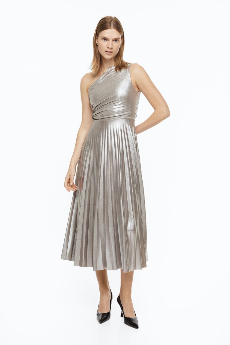 

Платье женское H&M 1122546001 серебристое XL (доставка из-за рубежа), Серебристый, 1122546001