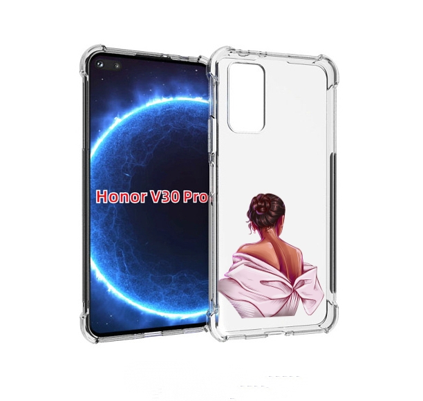 

Чехол бампер MyPads девушка-со-спины женский для Honor V3, Прозрачный, Tocco
