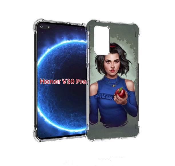 

Чехол бампер MyPads девушка-с-яблоком женский для Honor V, Прозрачный, Tocco