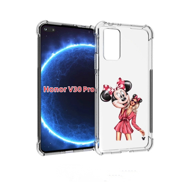 

Чехол бампер MyPads девушка-с-шариком женский для Honor V, Прозрачный, Tocco