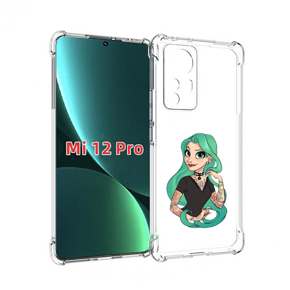 

Чехол MyPads рапунцель-в-тату женский для Xiaomi 12S Pro, Прозрачный, Tocco