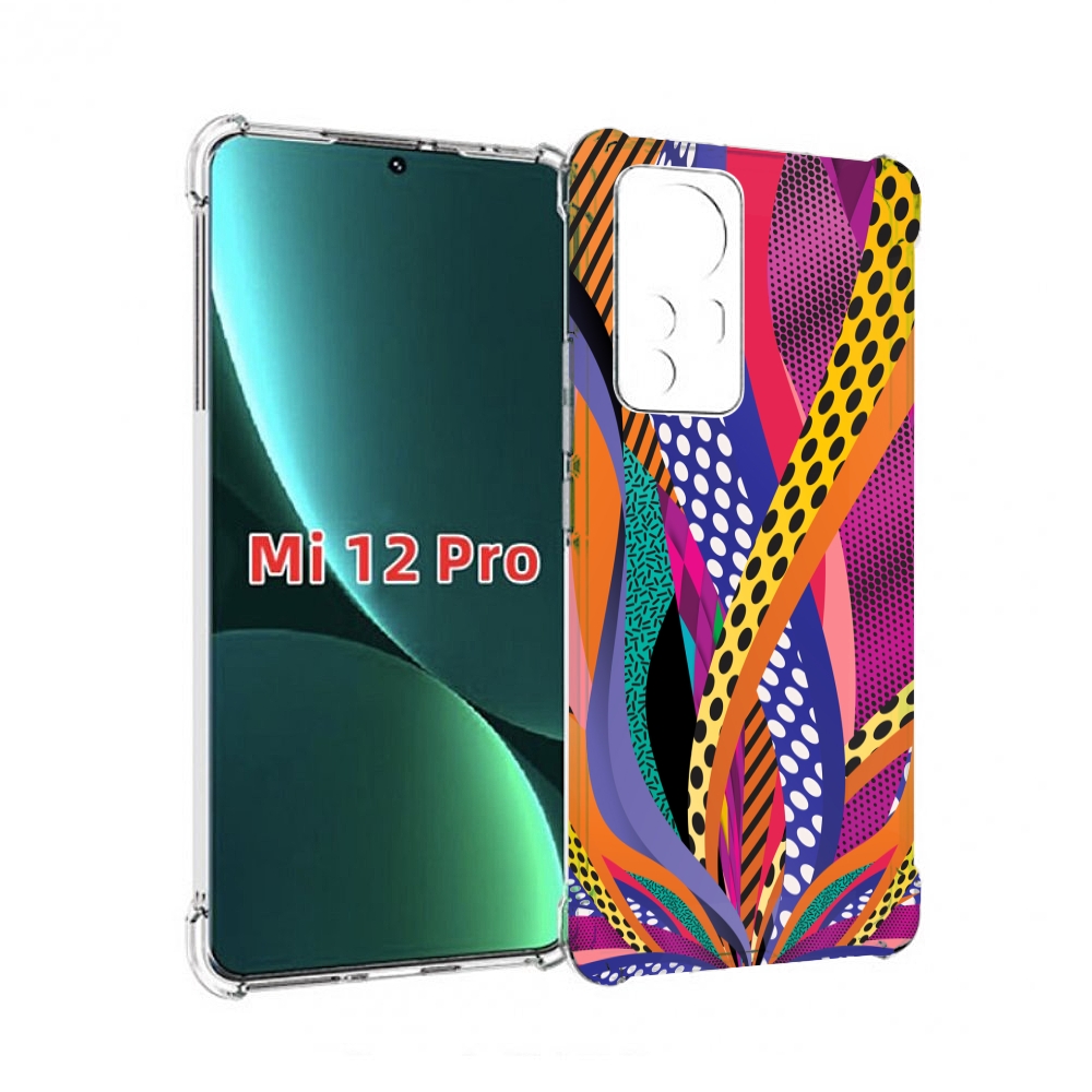 

Чехол MyPads разноцветные щупальца для Xiaomi 12S Pro, Прозрачный, Tocco