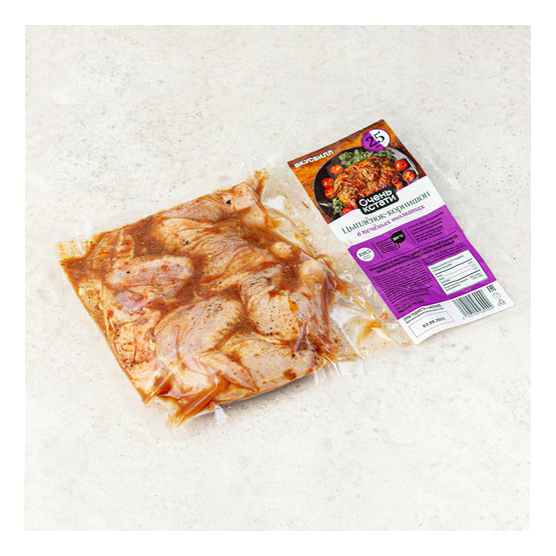 

Цыпленок-корнишон ВкусВилл в печеных томатах замороженный 400 г