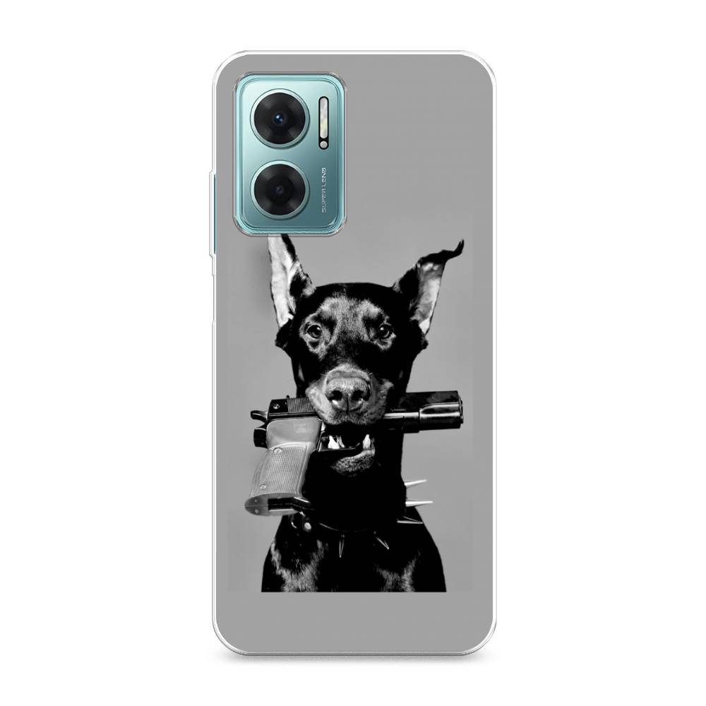 

Силиконовый чехол "Доберман" на Xiaomi Redmi 10 5G, Разноцветный, 313550-1