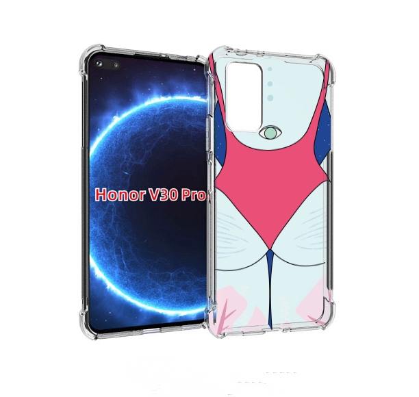 

Чехол бампер MyPads девушка-с-глазом-на-спине для Honor V, Прозрачный, Tocco
