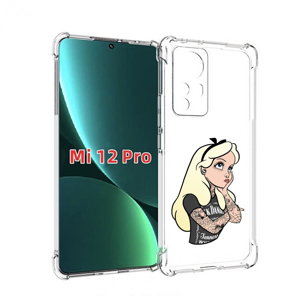 

Чехол MyPads принцесса-в-татуировках женский для Xiaomi 12S Pro, Прозрачный, Tocco