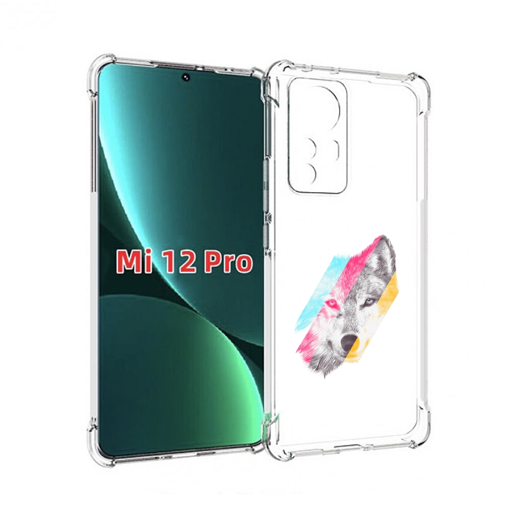 

Чехол MyPads волк градиент для Xiaomi 12S Pro, Прозрачный, Tocco